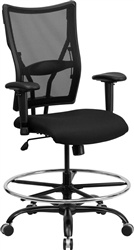 big-tall-black-mesh-drafting-stool-400-lb-capacity big-tall-black-mesh-drafting-stool-400-lb-capacity