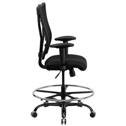 big-tall-black-mesh-drafting-stool-400-lb-capacity big-tall-black-mesh-drafting-stool-400-lb-capacity