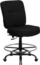 400-lb.-capacity-armless-big-tall-black-fabric-drafting-stool-with-extra-wi 400-lb.-capacity-armless-big-tall-black-fabric-drafting-stool-with-extra-wi