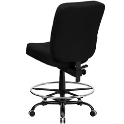 400-lb.-capacity-armless-big-tall-black-fabric-drafting-stool-with-extra-wi 400-lb.-capacity-armless-big-tall-black-fabric-drafting-stool-with-extra-wi