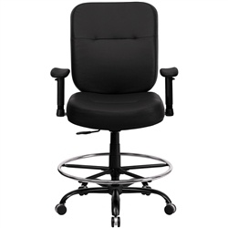 400-lb.-capacity-big-tall-black-leather-drafting-stool-with-extra-wide-seat 400-lb.-capacity-big-tall-black-leather-drafting-stool-with-extra-wide-seat