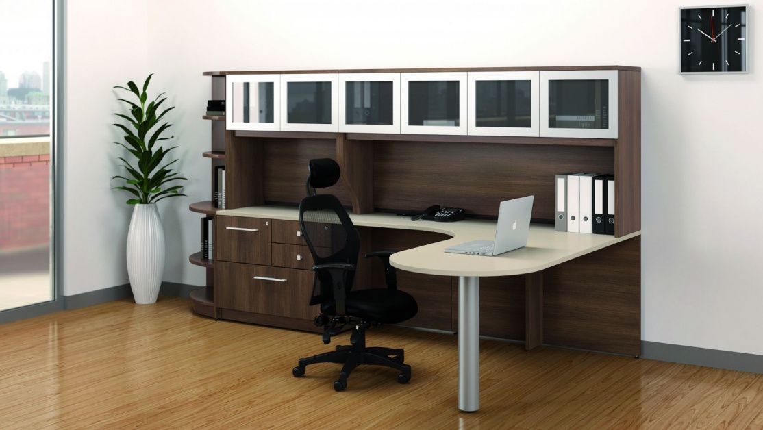 Millenium Collection Executive LShape Desk Atlanta Office Liquidators