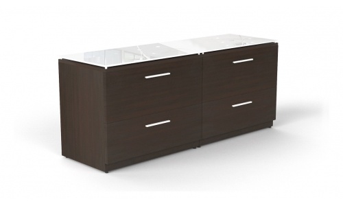 potenza-4-drawer-lateral-file-credenza-with-white-glass-top potenza-4-drawer-lateral-file-credenza-with-white-glass-top